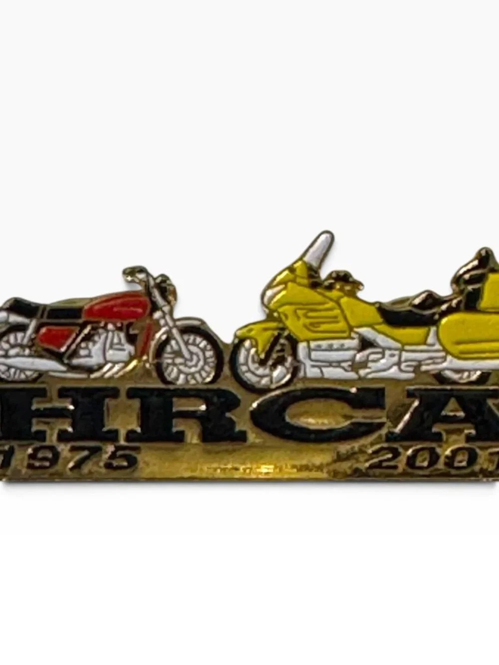 Honda HRCA Commemorative Pin 1975-2001 Gold Wing Bikes Vintage New Condition